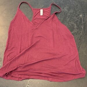 Athleta Burgundy Tank Top